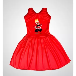 Roupa Para Aniversario Temático Personagem Raiva Filme Divertidamente 2