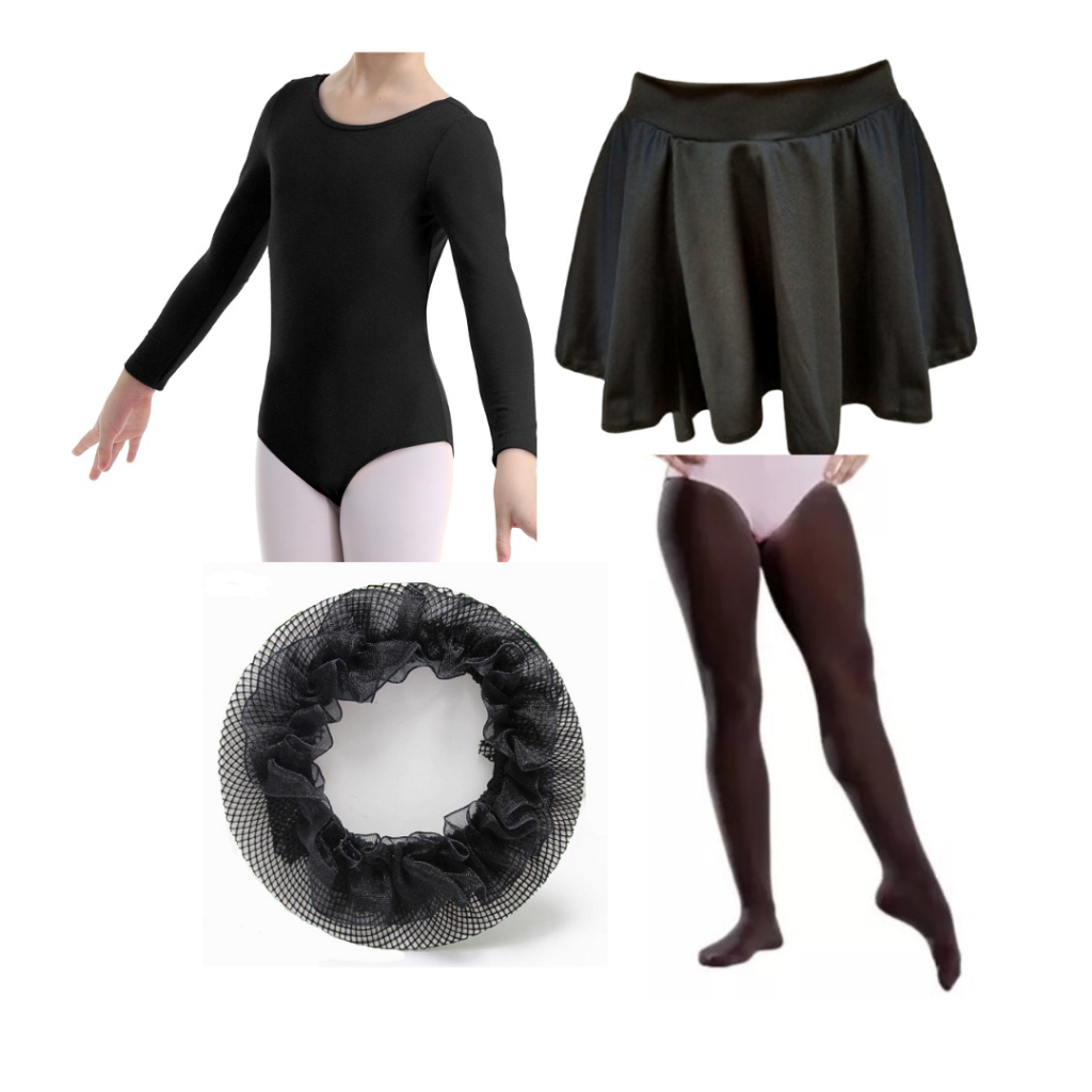 Kit 4 Itens Ballet Body Manga Longa Infantil - Roupa Balé | Shopee Brasil
