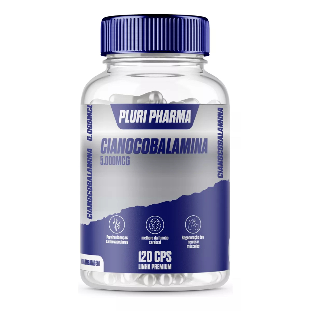 Cianocobalamina 5.000 Mcg C/120 Capsulas | Shopee Brasil
