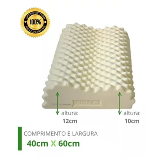 Travesseiro Daune 100% Látex Natural tradicional 35cm x 55cm