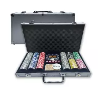 Maleta Poker 300, 500 Fichas Kit Completo
