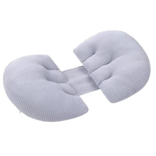 Almofada para Gestante Ajustável com Tecido Aveludado Fofinho – Apoio Ergonômico Gestante em Oferta na Shopee