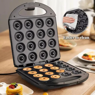 Máquina De Fazer Dunuts 16 Furos Rosquinhas Confeitaria Doce Culinária 110V