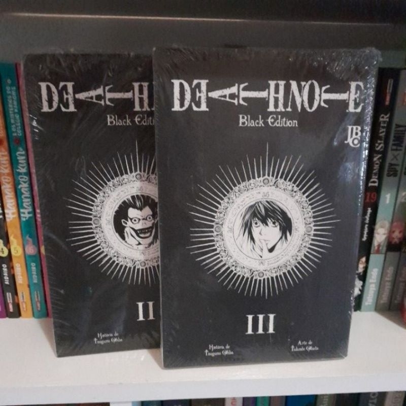 Mangá Death Note Black edition - volumes 2 e 3 | Shopee Brasil