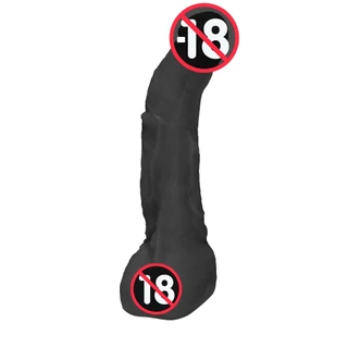 Pênis Gigante e Grosso Flexível Mandingo 27 x 5,5cm Preto 11263