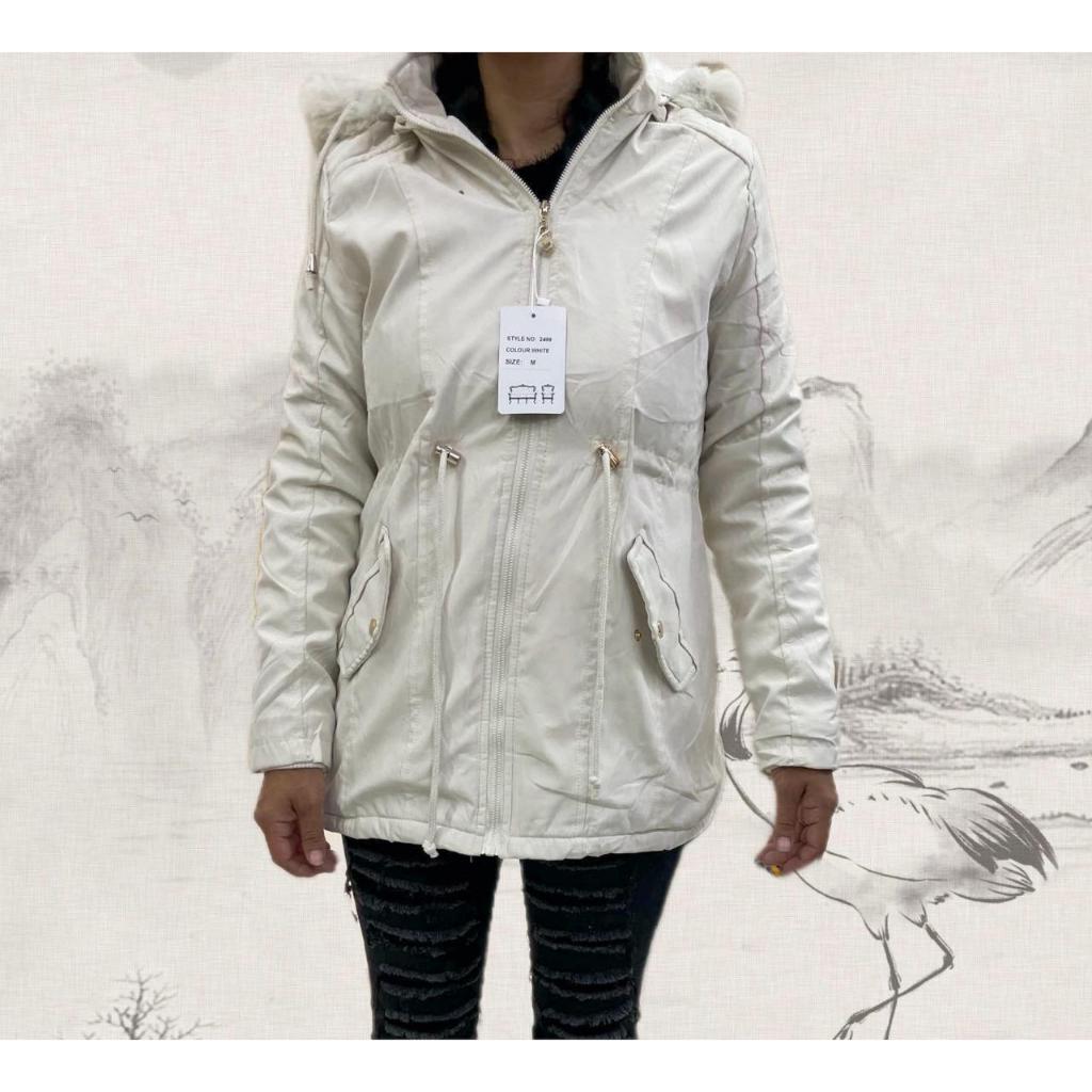 Jaqueta parka casaco forrada capuz no2499 | Shopee Brasil