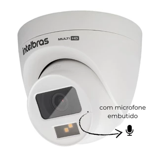 Câmera de segurança Intelbras 20 MT MULTI HD VHD 3220 D FULL COLOR+ com microfone embutido