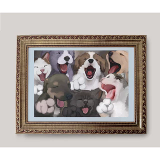 Quadro Bichos risonhos