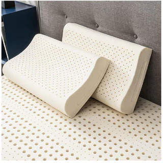 Travesseiros Confort Branco Látex Natural 55x35cm Antialérgico