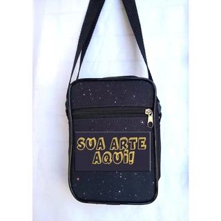 Shoulder Bag Personalizada com SUA ARTE! Bolsa personalizada, alça transversal e regulável