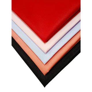 Kit Tecido Tricoline Liso 100% Algodão - 5 Cortes De 50x70cm