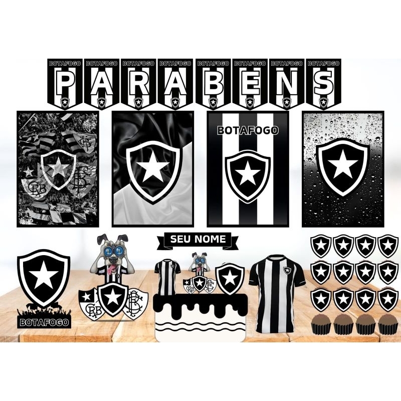 Kit Festa Só um Bolinho Botafogo