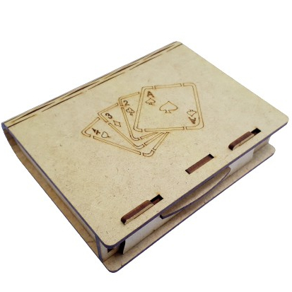 Card box, baralho, case, MDF, artesanato, jogos de carta, cartinhas, play card, porta baralho, diversão, jogo de tabuleiro , caixa mdf Cris Artesanatos
