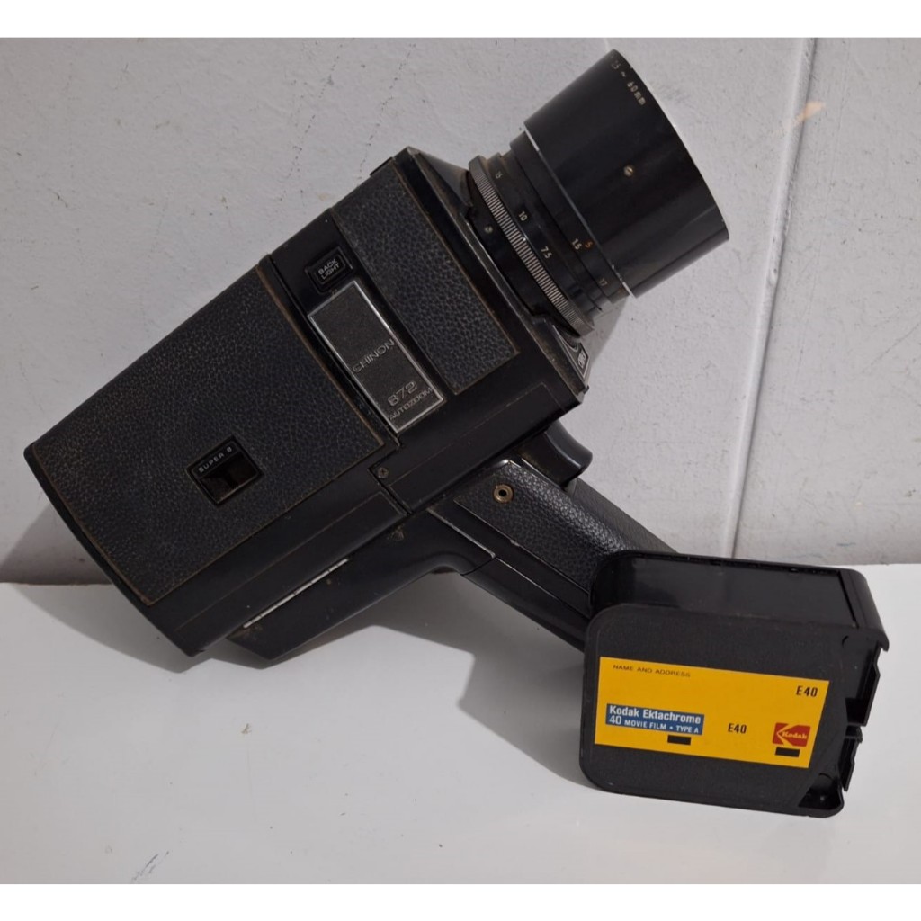 Camera Antiga Super 8 Chinon 872 Auto Zoom Made in Japan 1971