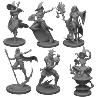 Miniaturas Rpg Humanos magas Personagens Dungeons And Dragons D&d