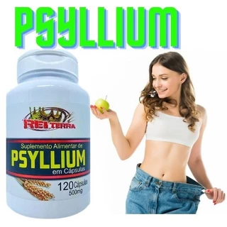 PSYLLIUM 500mg 100% Natural 120 Cápsulas