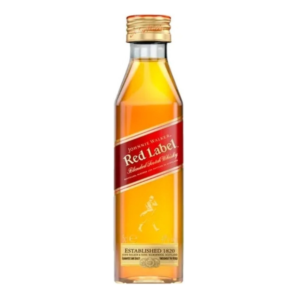 Miniatura Whisky Johnnie Walker Mini Red Label 50ml | Shopee Brasil