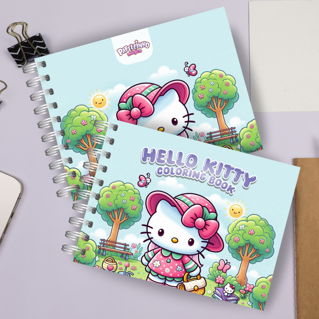 Livro de Colorir - Hello Kitty