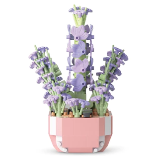 FLOR DE SUCULENTA MINI LAVANDA - MICRO BLOCO - SIMILAR - PETIT BLOCK - NANOBLOCO