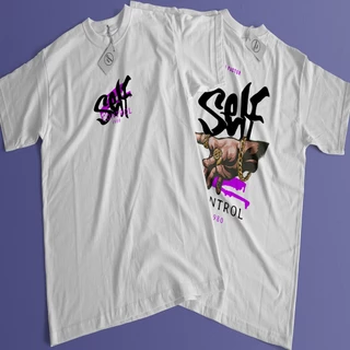 Camiseta Streetwear Self Control 100% Algodão Camisa Self Control Do P ao G5 Premium Unissex
