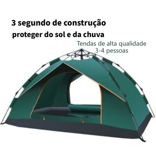 Barraca Camping Acampamento 3/4 Pessoas Automatica