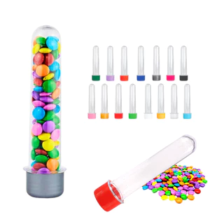 KIT 50 Tubetes Lembrancinha 13cm Aniversario Festas Varias Cores