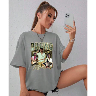 Camiseta Básica Streetwear Bruno Show Pop Brasil Album Mars