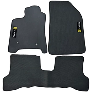 Jogo Tapete PVC Logan Traseiro Inteiriço 2009 até 2013 (03 pçs)