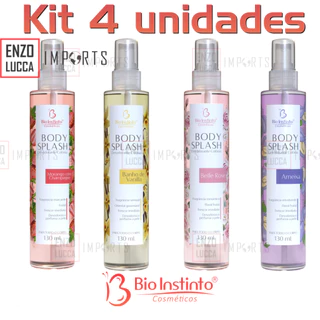 04 Desosodorante Colônia Body Splash 130ml - Bio Instinto