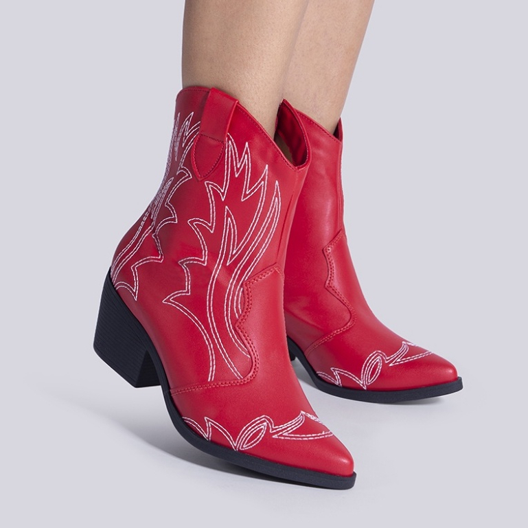 Bota Feminina Texana Western Rodeio Coturno Jaqueline Costa
