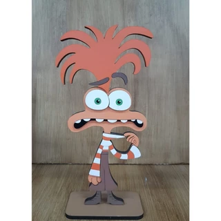 Display de Mesa Ansiedade - Personagem Divertidamente Varias Emoções