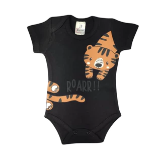Body Bebe Manga Curta Personalizado Roupa para Bebe