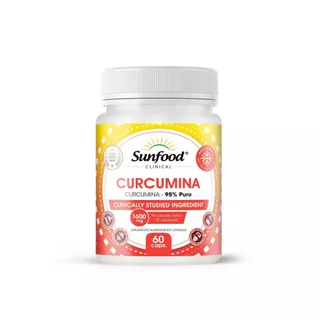 Curcuma Longa 95% Curcumina 800mg 60 Cápsulas Sunfood