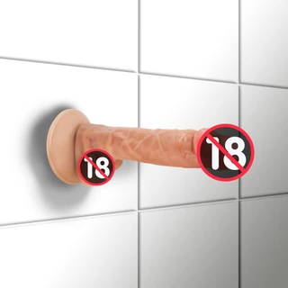Pênis Realístico com Ventosa 16cm, Dildo Macio, Prótese Peniana Macia – Modelo Hermes (Aine)