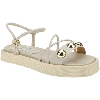 Papete Super Confort Sandália com Rebite Morderno Flatform 1583