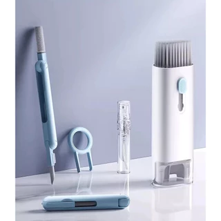 Kit de Limpeza Multifuncional 7 Em 1 Limpa Teclado/Tela/Fone De Ouvido
