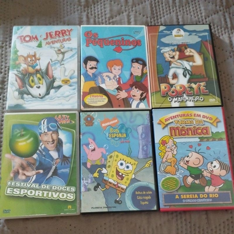 Dvds desenhos originais