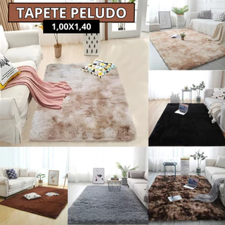 Tapete Felpudo Peludo 1,50 x 1,00m Super Macio