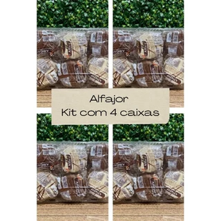 kit 4 caixas de alfajor, alfajor atacado para revenda