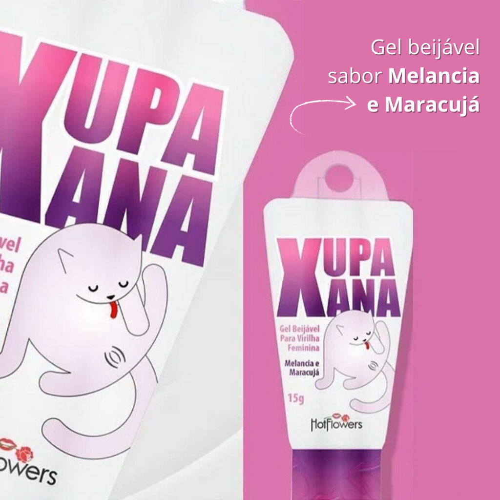 Xupa Xana Gel Beijável Hot Flowers Brasileirinhos | Shopee Brasil