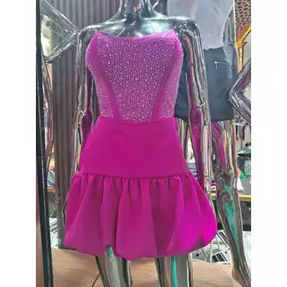 saia bolonê em alfaiataria modelo assimetrico saia curta balone