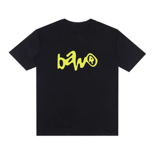 Camiseta streetwear fio 30.1 BAW AMARELO