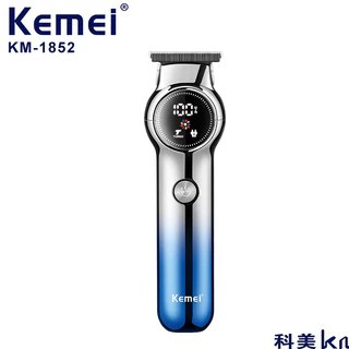 Máquina de Cortar Cabelo Acabamento Profissional Kemei KM-1852