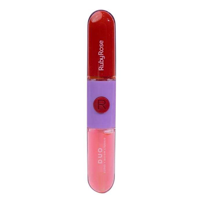 Batom Liquido + Gloss - Duo Rubyrose H569 - Tendencia