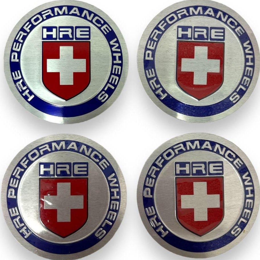 Jogo 4 Emblemas Logo Adesivo Roda Hre 51mm | Shopee Brasil