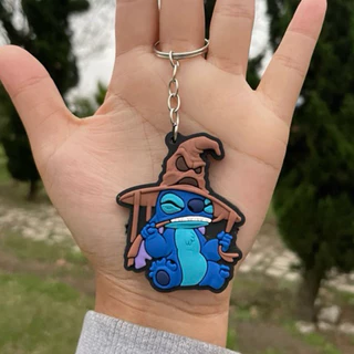 Chaveiro Emborrachado Stitch Chapéu Seletor Harry Potter