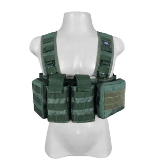Colete Chest Rig Modular com 4 Bolsos JA Rio Militar