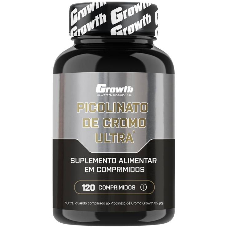Picolinato de Cromo Ultra - 120 Cápsulas - Growth Supplements