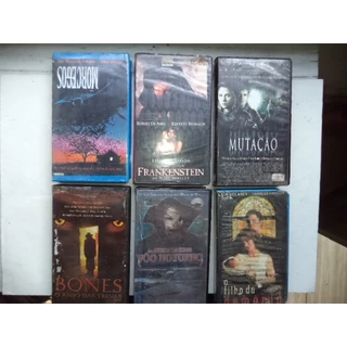 Lote 6 Fitas Vhs Terror/suspense ( Avaria capas ) Ler descrição anuncio Originais Legendadas