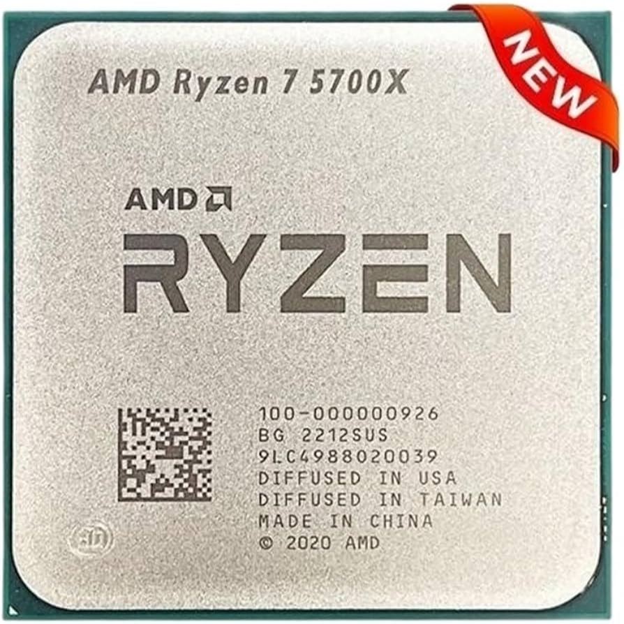 Processador Ryzen 7 5700x 8/16 3.4GHz (4.6GHz Max Turbo) sem cooler